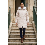 Women's London Fog Faux Fur Jacket White